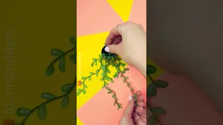 #DIY Hot Glue String Of Pearls Plant #hangingplants in 3 minutes