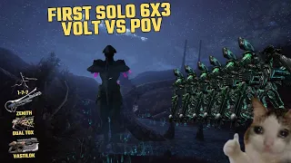 Solo 6x3 Eidolon Hunt | Volt DPS POV | Warframe - First time ever!