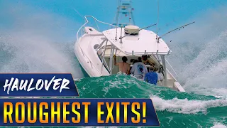 HAULOVER BOATS ROUGHEST EXITS OF THE WEEK! #3 | HAULOVER INLET | WAVY BOATS