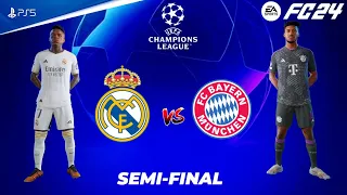 FC 24 - Real Madrid vs Bayern Munich | Champions League 23/24 Semifinal 2nd Leg Match | PS5™ [4K60]