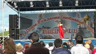 День города в Дмитрове. Восхитительный салют! 2012