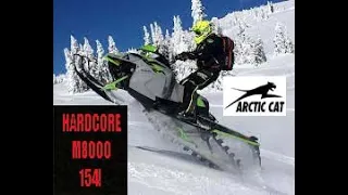 2023 HARDCORE M8000 154 track! #arcticcat #sledding #shredding