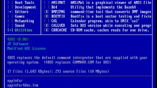 Using FreeDOS - FDIMPLES