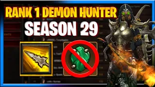 Diablo 3 Season 29 Rank 1 Demon Hunter Solo : No Bane of the Trapped Season of Enmity Diablo 3