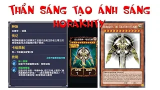 Lá bài mạnh nhất-Thần Sáng tạo Ánh sáng Horakhty-Game YUGIH5