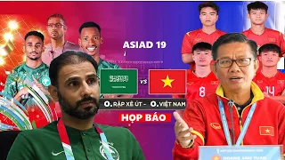 🔴Họp Báo Olympic Việt Nam vs Olympic Ả Rập: HLV Alshehri Chơi Chiêu, Bị Thầy Tuấn Bắt Bài