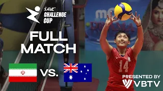 🇮🇷 IRI vs. 🇦🇺 AUS - AVC Challenge Cup 2024 | Pool Play - presented by VBTV