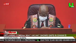 Declaring Fomena seat vacant shows gaps in Ghana’s constitution – ACEPA