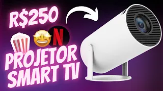 CINEMA EM CASA!! Projetor Inteligente SUPER BARATO! R$ 240,00