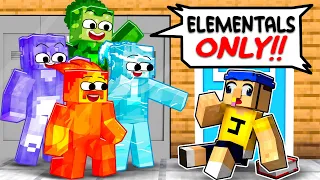 Jeffy Goes To ELEMENTAL School in Minecraft!