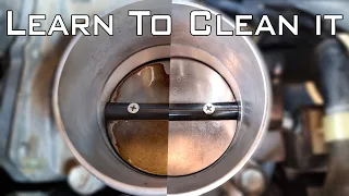 Don't Clean throttle body before watching this/Cleaning cable controlled or Electrical Throttle body