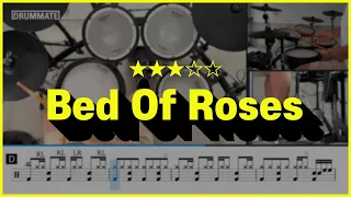 [Lv.11] Bed of Roses - Bon Jovi (★★★☆☆) Pop Drum Cover