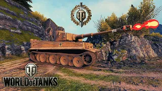 Hunting with Tiger 131 in World of Tanks | Panzerkampfwagen VI WoT Gewinnt 🏆