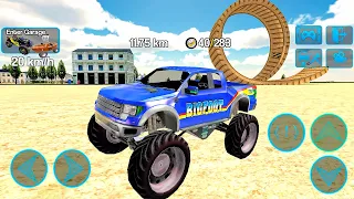 Bigfoot Monster Truck Driving #3 City and Offroad Stunts - Android gameplay