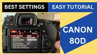 Canon 80D Full Easy Tutorial & Best Settings (HINDI / URDU) For Photos & Video