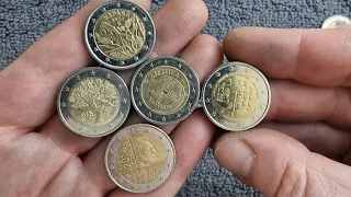 2000€ 2 euro's coin hunt! Collectable coins, Very Rare!