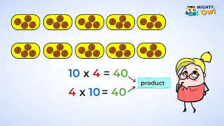 Commutative and Associative Properties of Multiplication | MightyOwl Math | 3rd Grade