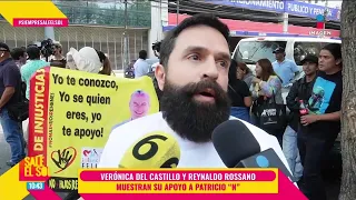 Verónica del Castillo y Reynaldo Rossano APOYANDO a Patricio N tras ser vinculado a proceso