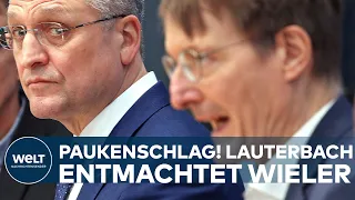 WICHTIGE WEICHENSTELLUNG: Karl Lauterbach entmachtet RKI-Wieler nach Hickhack um Genesenenstatus