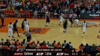 Connecticut v. Syracuse - 2010 Feb. 10 - Last 6 Minutes