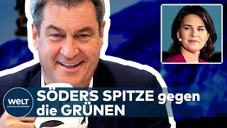 KAMPF UMS DAS KANZLERAMT: "Der grüne Höhenflug ist gestoppt - das ist gut!" - Markus Söder