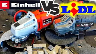 WHAT good are cheap cordless angle grinders LIDL against Einhell