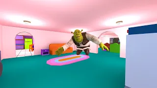 Shrek Chase In the Simpsons House | Garry's Mod