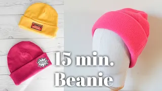 Easy to Sew Gift: Making Beanie Hats [Straight Stitch Only]