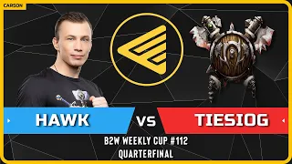 WC3 - [HU] HawK vs TiesioG [ORC] - Quarterfinal - B2W Weekly Cup #112