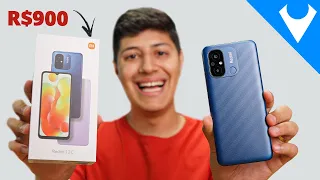 CHEGOU! Xiaomi BARATO e POTENTE de 900 REAIS! REDMI 12C Unboxing