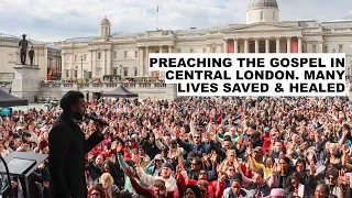 LONDON CRUSADE - PREACHING THE GOSPEL IN TRAFALGAR SQ
