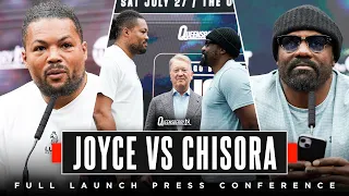 Joe Joyce vs Derek Chisora | FULL launch press conference as heavyweights collide at The O2, July 27