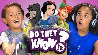 DO KIDS KNOW CLASSIC DISNEY SONGS? (REACT: Do They Know It?)