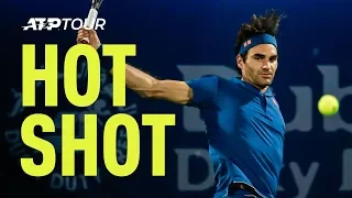 Hot Shot: Federer Strikes Winner For Set Point At Dubai 2019