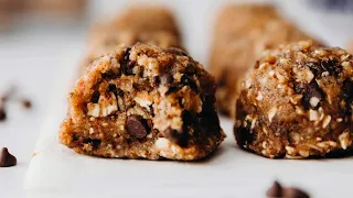 Almond Pulp Cookie Dough Bites // vegan + paleo friendly