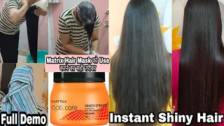 Matrix Opticare Smooth,Straight Hair Mask/Use As A Conditioner,Hair Spa For Very Dry Hair