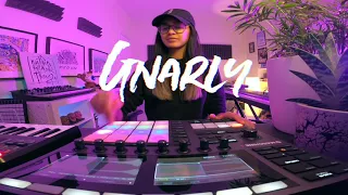 Finger Drumming on Maschine+ with BandLab Sounds - ⚡️Disconnect - Gnarly 🔌