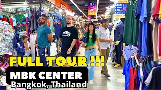 [4K] Full Walking Tour The Best Cheapest Shopping Mall in Bangkok - MBK Center Thailand