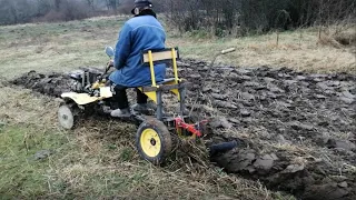 Адаптер самодельный  Пашет целину