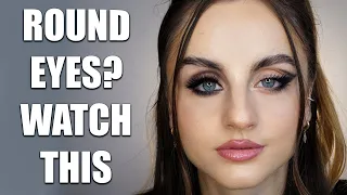 MAKEUP FOR ROUND EYES | How Makeup Can Change Your Eye Shape