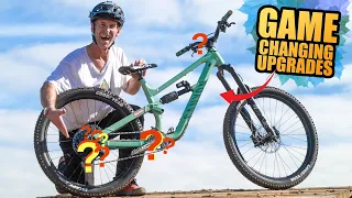 UNLEASHING GAME CHANGING NEW UPGRADES ON MY FREERIDE MTB!