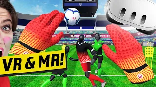 CleanSheet: Great VR Goalkeeper Soccer VR Game with Multiplayer & Mixed Reality