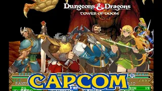 [CPS2]Dungeons & Dragons: Tower of Doom-Hardest 4p cooperate No Death All