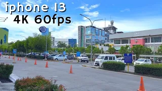 iPhone 13 (4K 60fps) Video Test - Walking Around Gensan PH