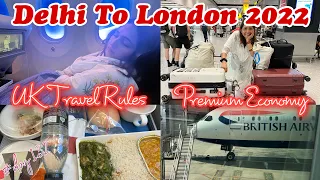 INDIA TO LONDON | BRITISH AIRWAYS BUSINESS CLASS VS PREMIUM ECONOMY | UK TRAVEL 2022 | MYSHADOWBEATS