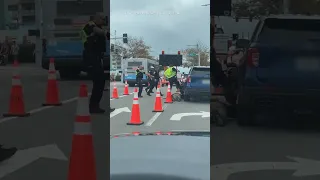 Road rage incident escalates when driver pulls gun #shorts