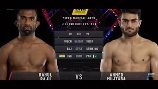 Rahul Raju 🇮🇳 Vs Ahmed Mujtaba 🇵🇰 |The Wolverine| Raju Got Knocked out in Only 56 Seconds |Mr.Maddy