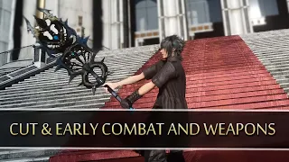 FINAL FANTASY XV PLATINUM DEMO | Early & Cut Weapons, Combat, Magic and Abilities