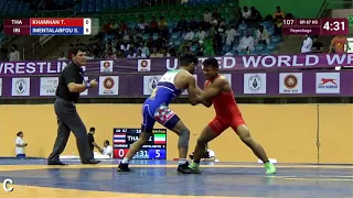 Repechage GR - 67 kg: T. KHAMHAN (THA) v. S. IMENTALABFOU (IRI)