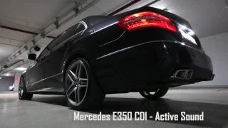 Active Sound® Mercedes E350 CDI